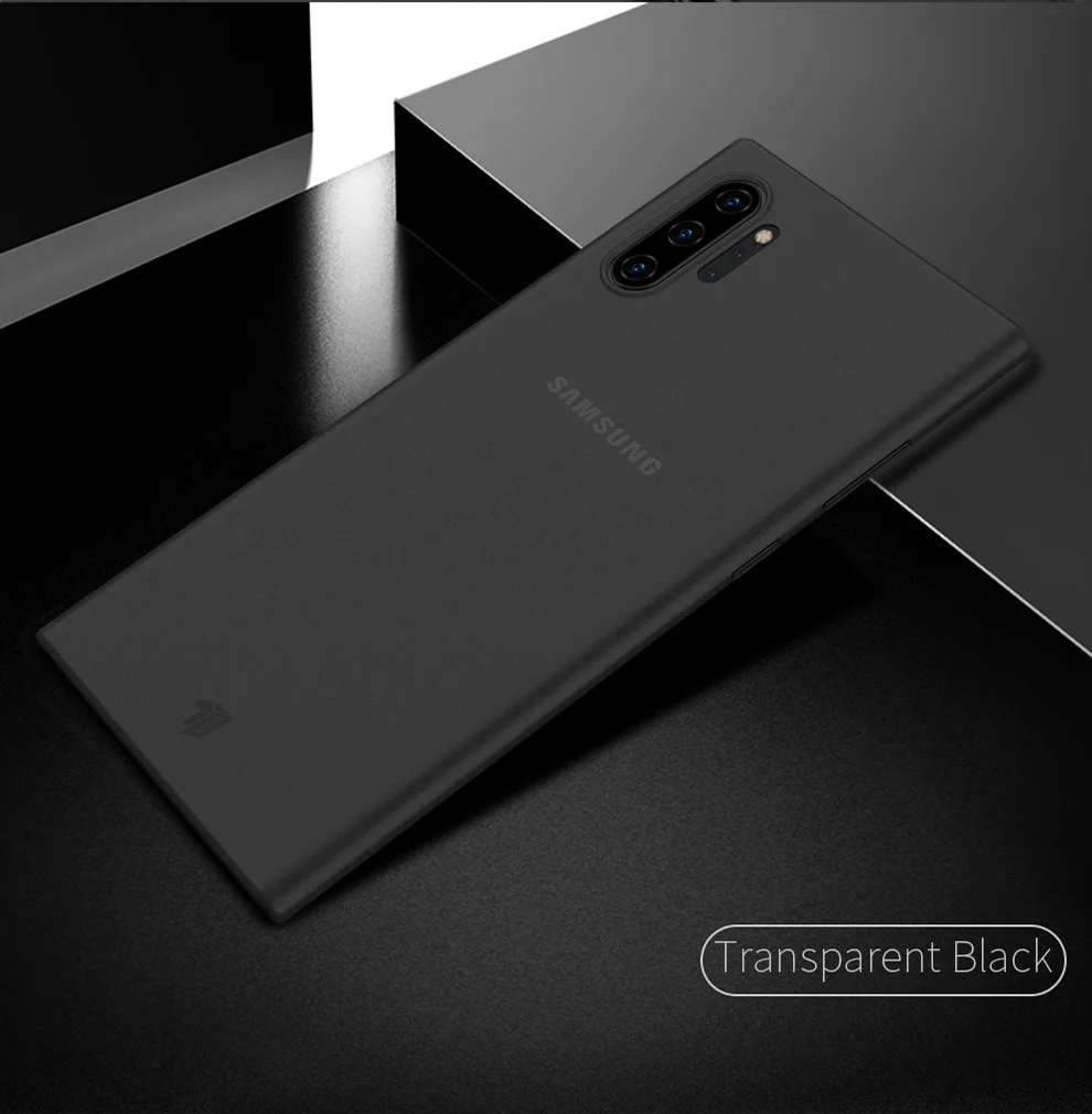 X-Level супер тонкий чехол s для samsung Galaxy Note 10+ Чехол Жесткий PP защитный чехол для Galaxy S10+ S10e прозрачный