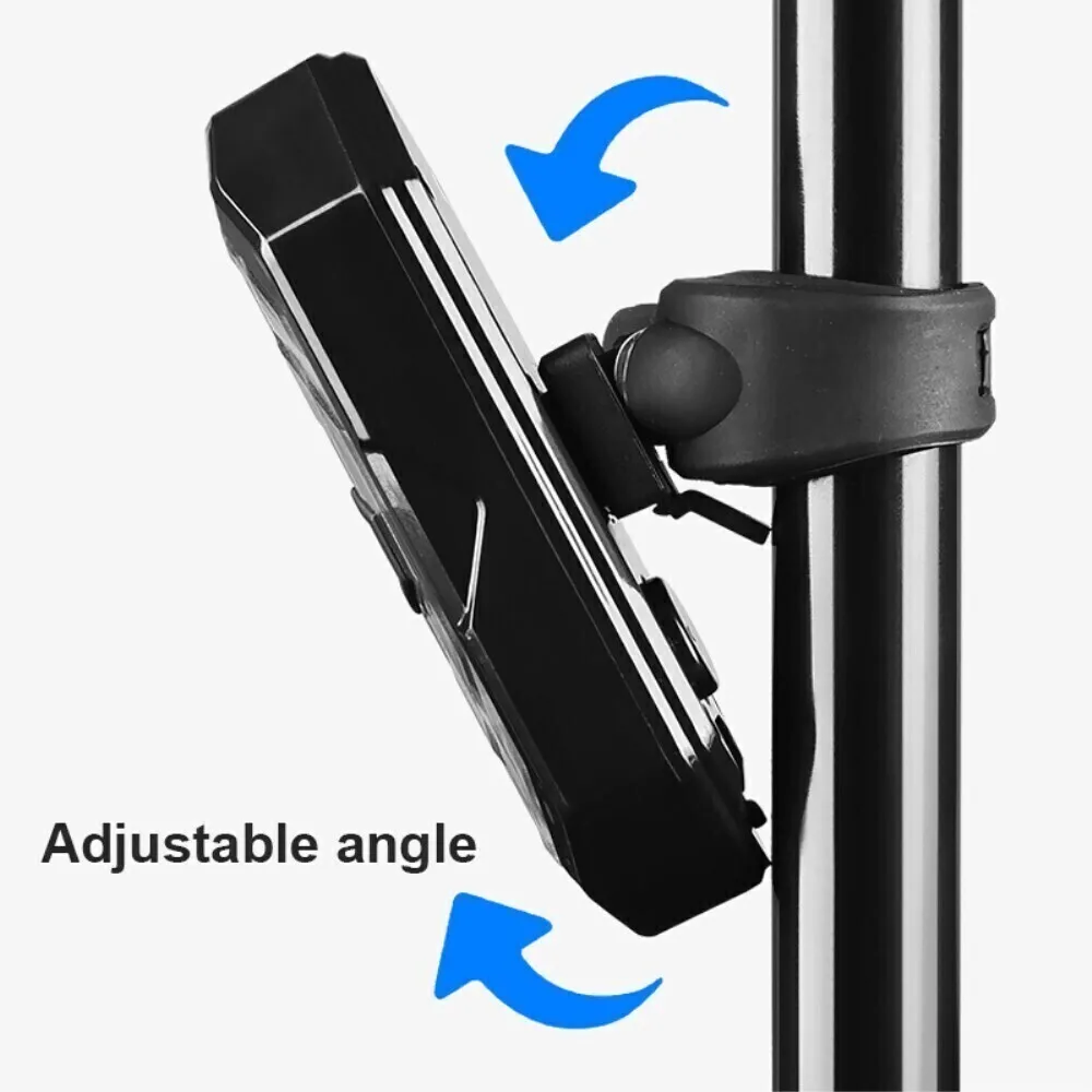 LED flashlight for bicycle with turn signals light and sound signal remote control lamp велопрогулки lighting a riding safety at night