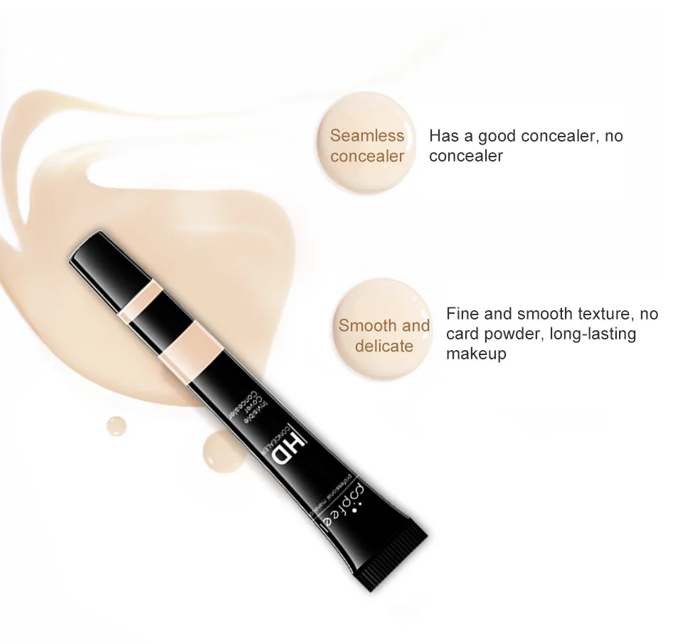 Popfeel текстурный консилер с полным покрытием крем основа для макияжа удаление