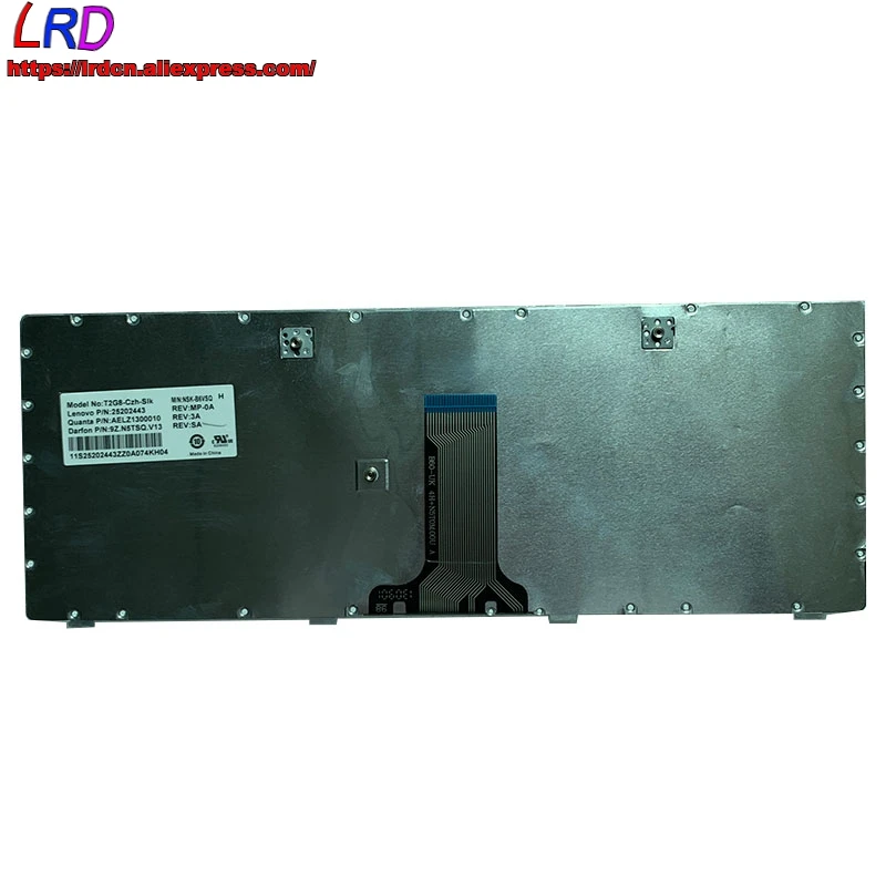 Чешская клавиатура CZ для ноутбука Lenovo G400 G410 G405 G480 G485 Z480 Z485 Z380 B480 B485 25202443 25202383