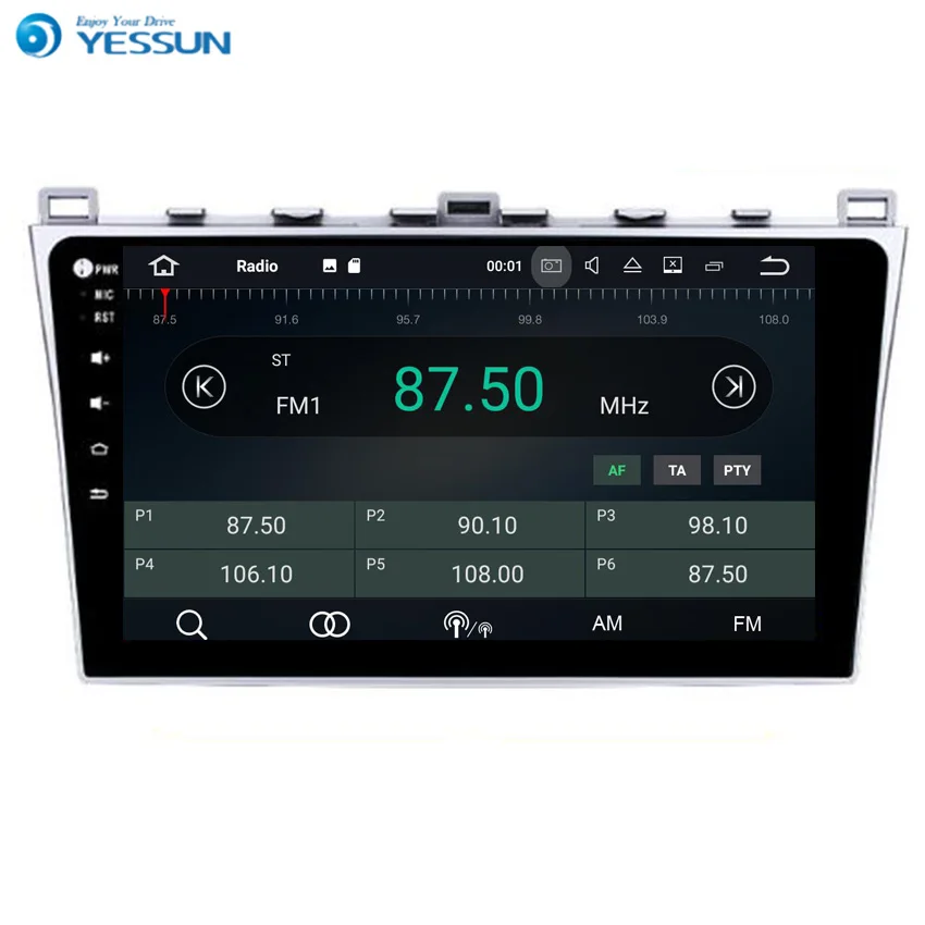 Yessun для Mazda 6 Ruiyi 2008 ~ 2012 Android 0 мультимедийный плеер система автомобильное радио
