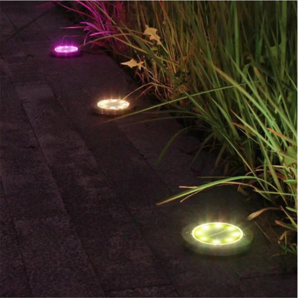 Уличный светильник на солнечной батарее водонепроницаемый 4/8/12 светодиодов |