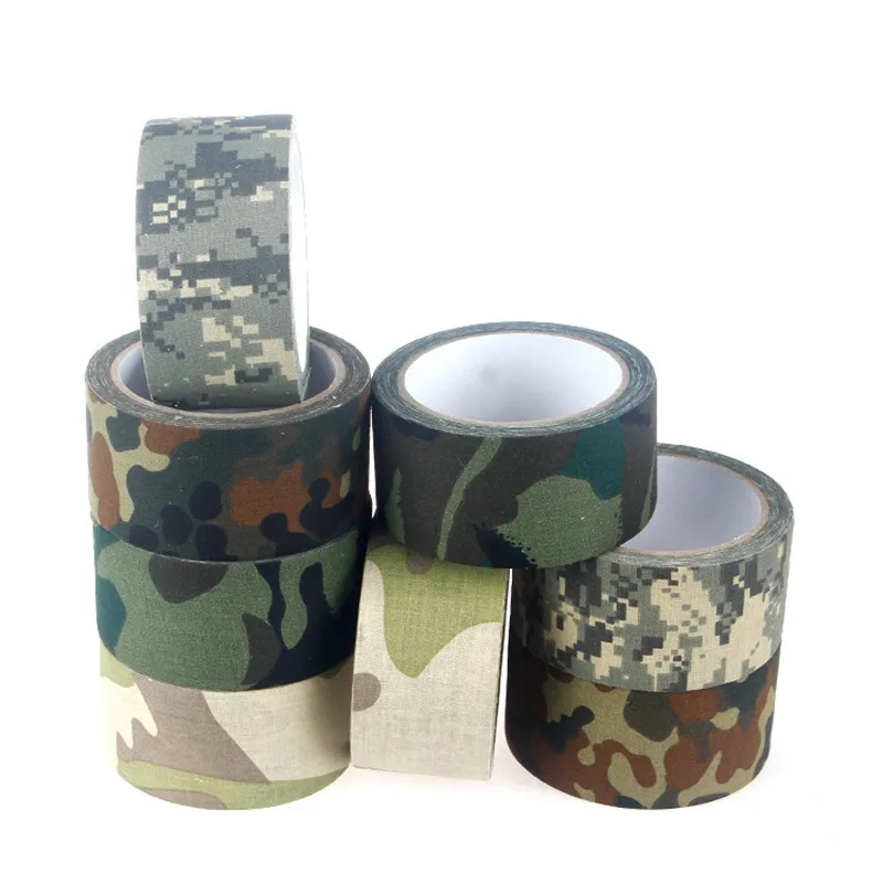 Водонепроницаемая Камуфляжная Лента самоклеящаяся прочная для кемпинга на