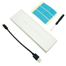 BTBcoin NVMe PCIE USB3.1 HDD Enclosure M.2 to USB Type C 3.1 M KEY SSD Hard Disk Drive Case External Mobile Box for Desktop PC