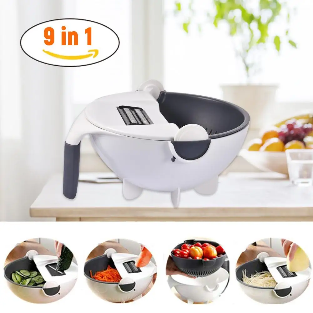 kitchen accessories Vegetable Cutter kitchen gadgets tools Capacity Rotary Chopper Slicer Household Potato Slicer Potato Chip