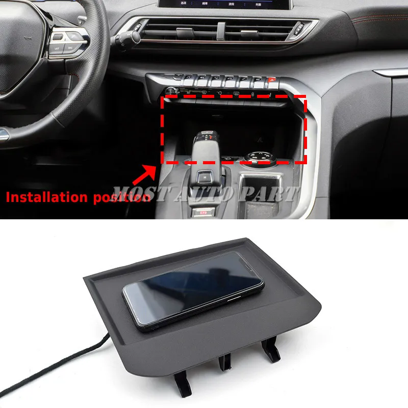 10 Вт внутреннее автомобильное беспроводное зарядное устройство быстрая зарядка