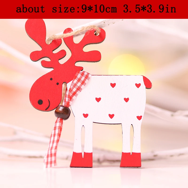 

Деревянное рождественское украшение лося