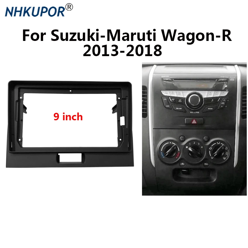Автомобильный радиоприемник рамка для Suzuki Maruti Wagon R 2013 2018 автомобильная