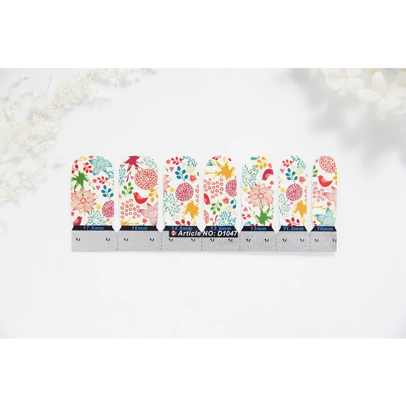 

14tips/sheet White Black Gradient Marble Nail Art Sticker Waterproof Adhesive Slider Manicure Full Wraps Tools Decor Wholesale