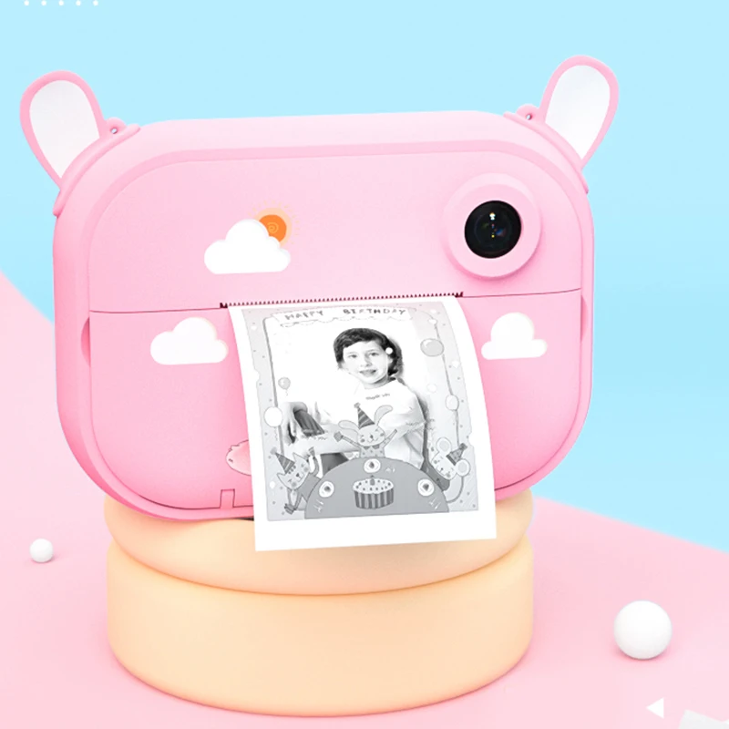 

Portable Digital Creative Print Camera DIY Digital Camera Cartoon Print Camera Child Camera Outdoor Photography Props