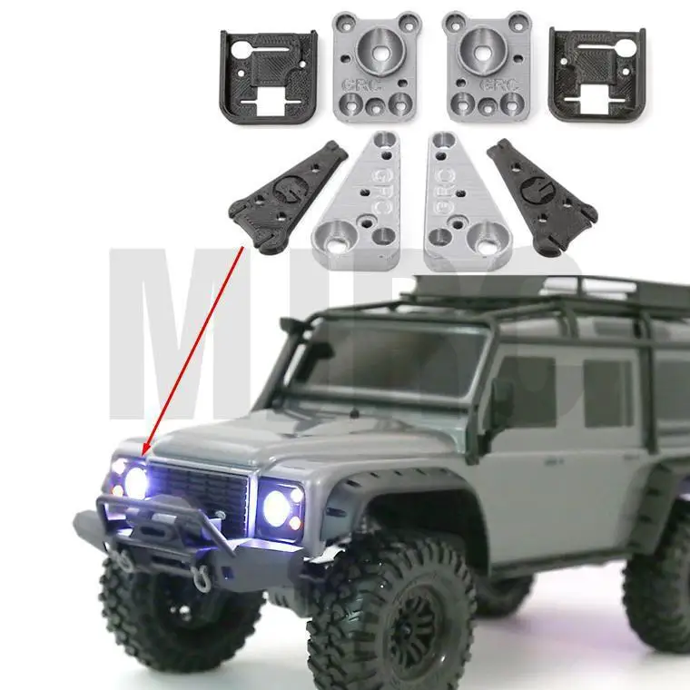 

3D Printing Lamp Cup Light Cover For 1/10 RC Crawler TRX-4 Defender TRX4 82056-4 Does not contain bulbs