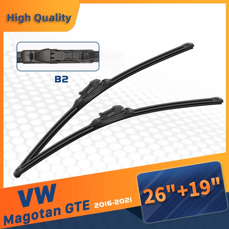 

Щетка стеклоочистителя CELANOVA для Volkswagen Magotan GTE 2016-2021 26 дюймов + 19 дюймов, бескаркасные резиновые стеклоочистители