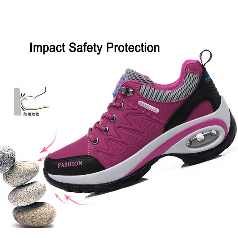 Женские замшевые кроссовки Нескользящие с воздушным демпфером для пешего