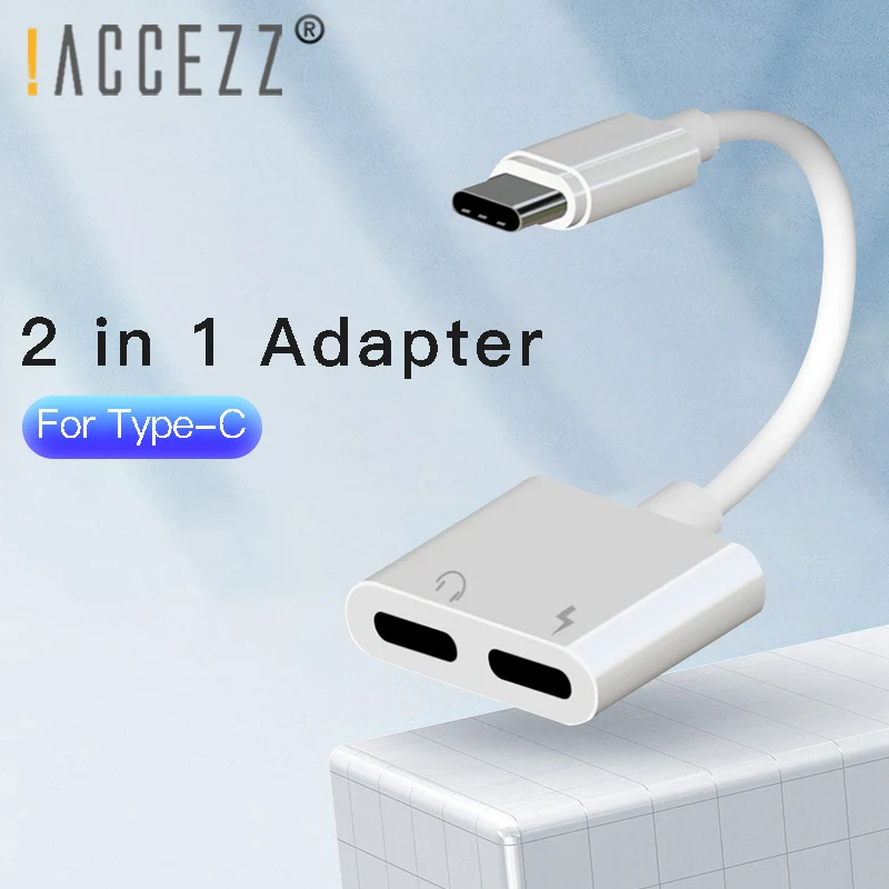! Переходник ACCEZZ DAC USB Type C для быстрой зарядки Xiaomi Huawei разъем 3 5 мм наушников Aux