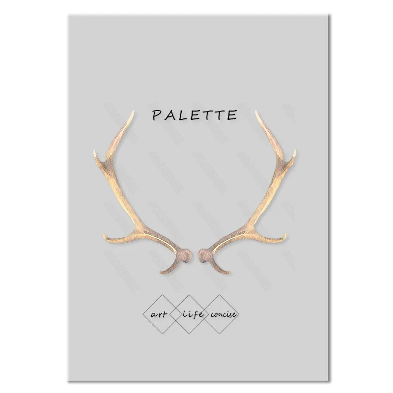 

European Style Canvas Material with Black Branches and Blooming Flower Pattern English Background Poster 2 Pc Living Room