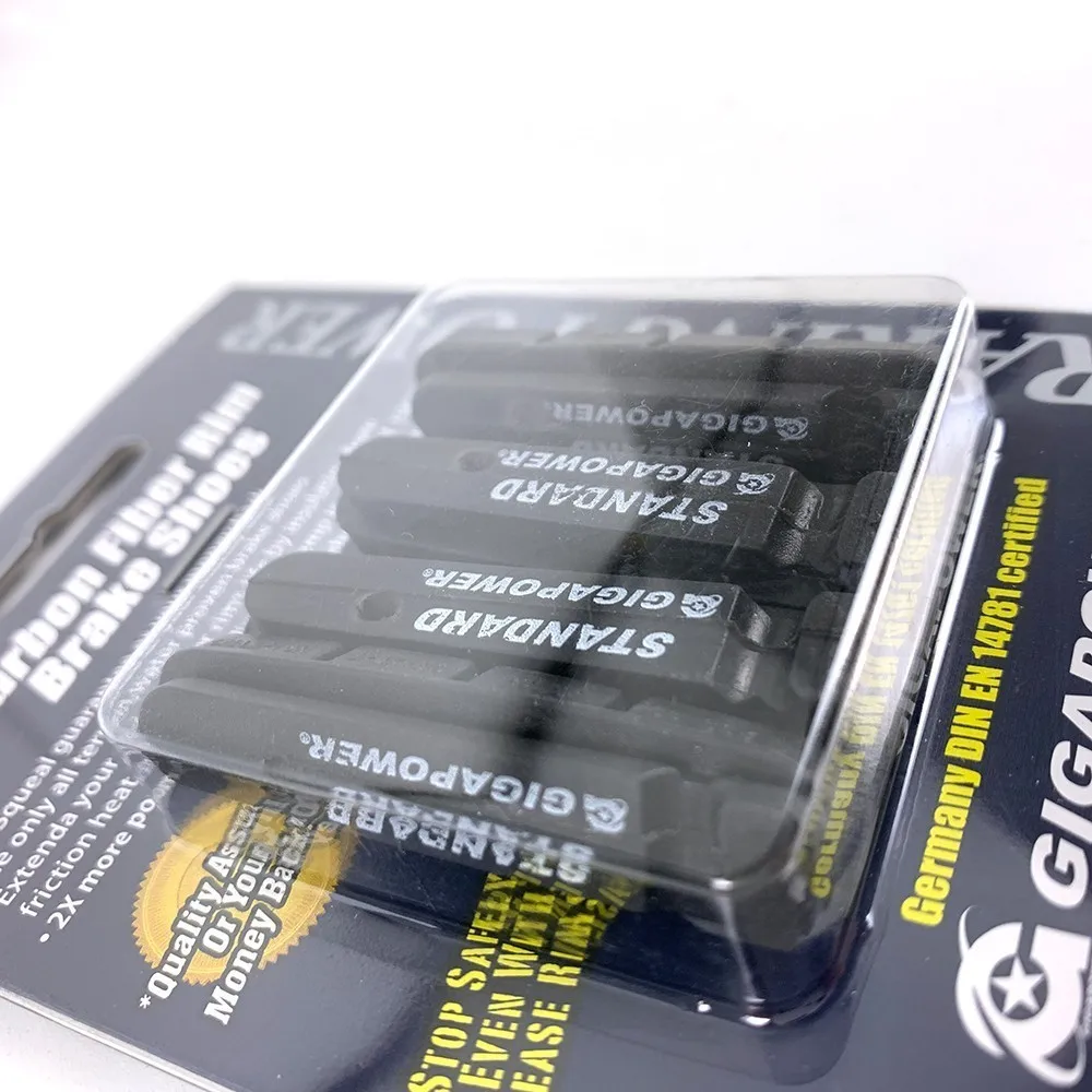 GIGA power 336 тормозные колодки для карбоновых колесных колес шоссейного велосипеда V тормозная поверхность 2 пары/комплект тормозные колодки углеродный обод велосипеда использование