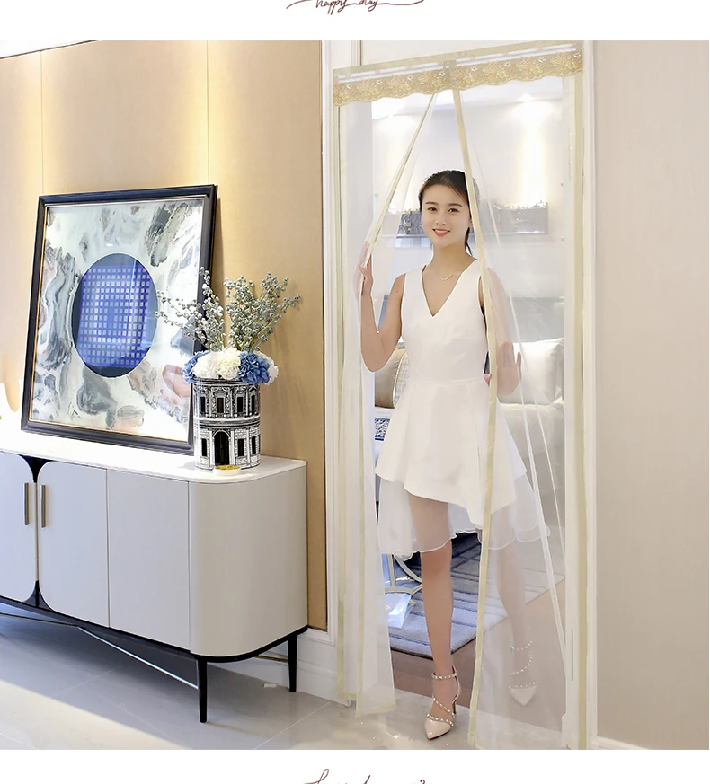 Высококачественная занавеска от комаров магнитная s автоматический закрывающий