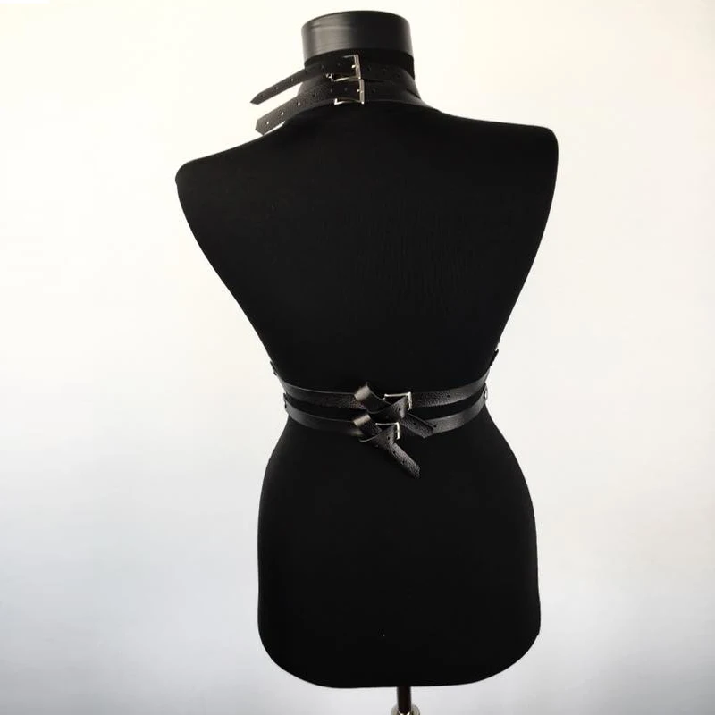 CEA.HARNESS,, виторианский Готический кожаный пояс с подвязками, сексуальное женское белье, цепочка Harajuku, подтяжки для тела, женский ремень