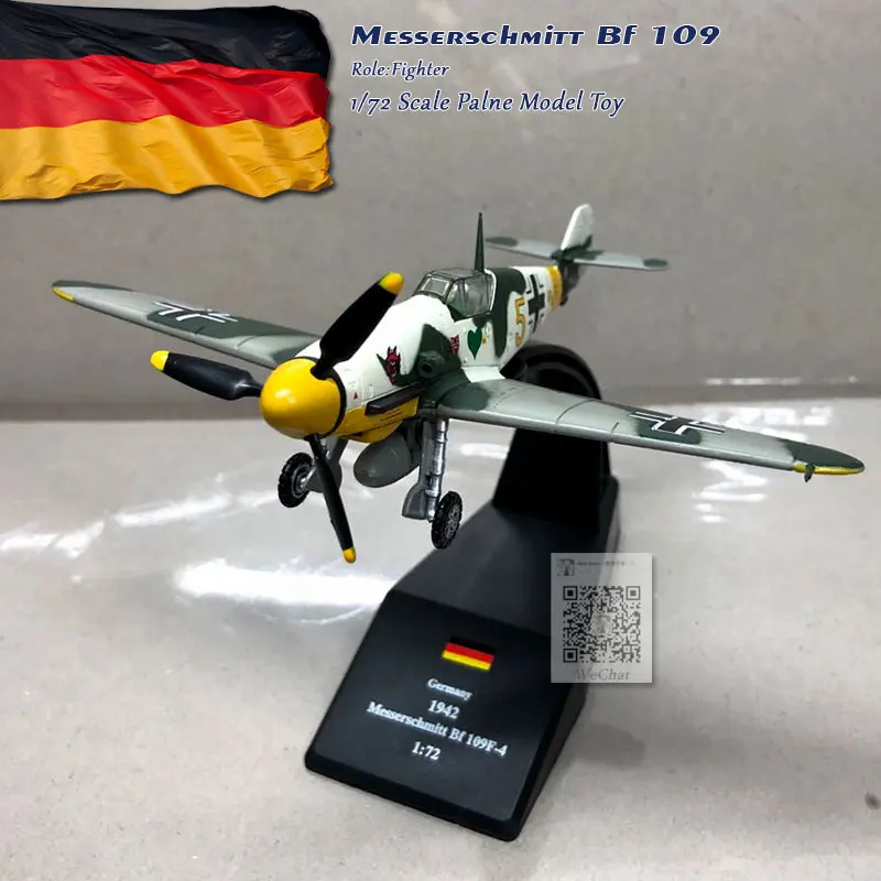 WLTK 1/72 масштаб военная модель игрушки немецкий Bf-109 истребитель литой металлический самолет модель игрушки для коллекции, подарок