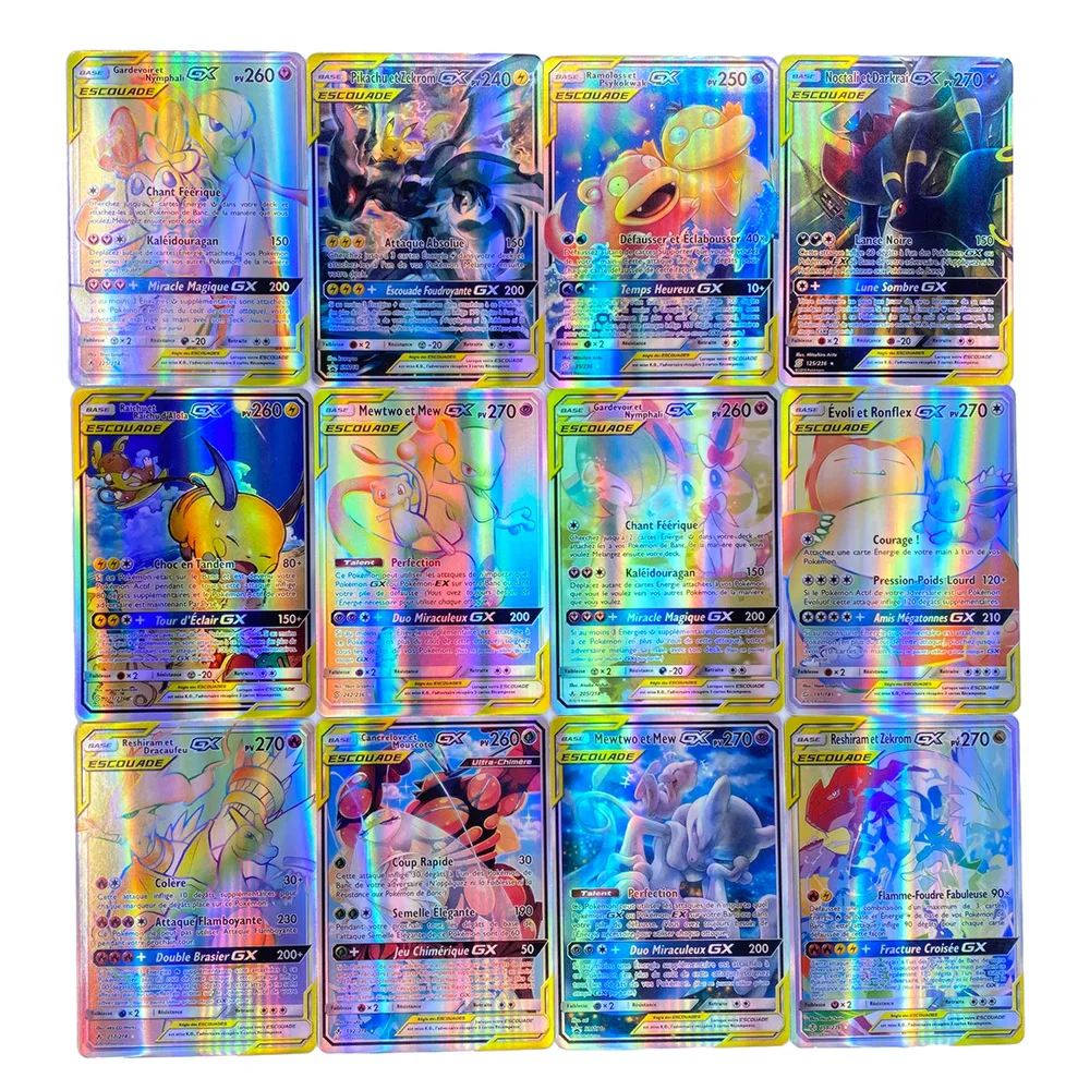 Набор карт Pokemon во французском стиле с биркой 200GX 100 | Игрушки и хобби