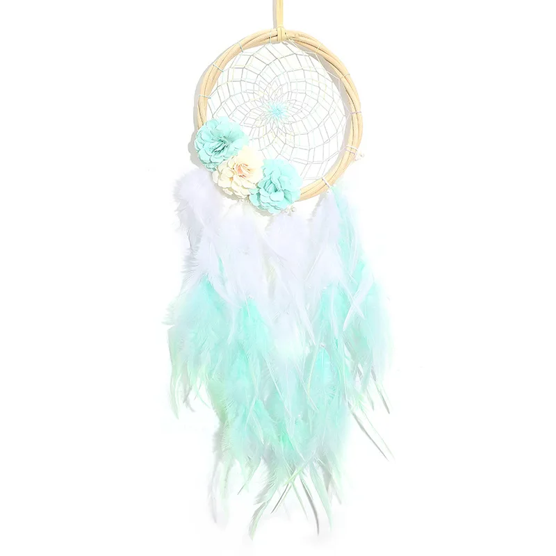 

Student dormitory pendant heirs Indian dream net windbell feather birthday gift home pendant