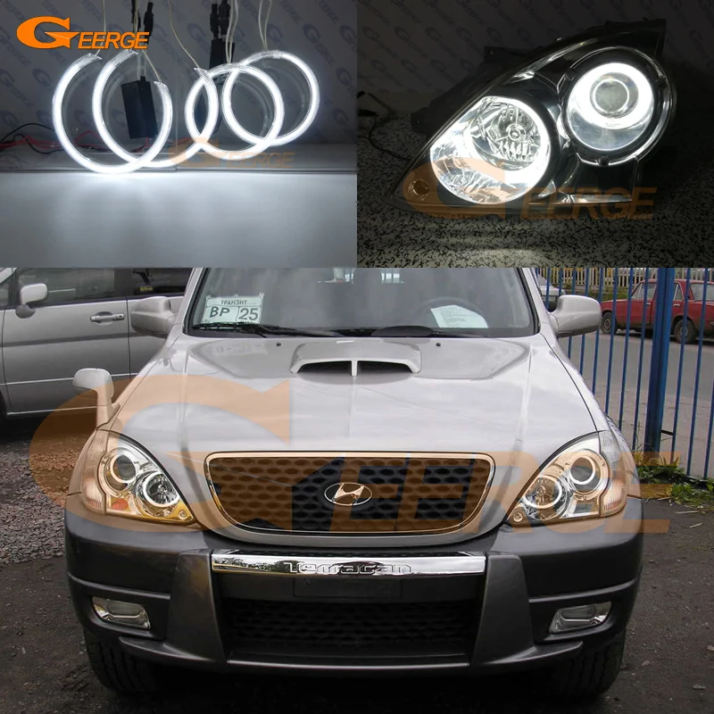Для Hyundai Terracan 2001 2002 2003 2004 2005 2006 2007 отличный ультра яркий CCFL ангельские глазки набор