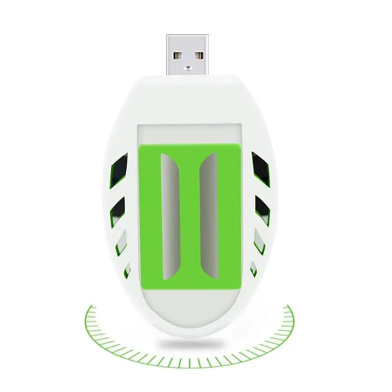 

Portable Mosquito Killer Electric Mosquito Repeller Repellent Incense Heater USB Green+White Plastic Sleep Flies Pest Control