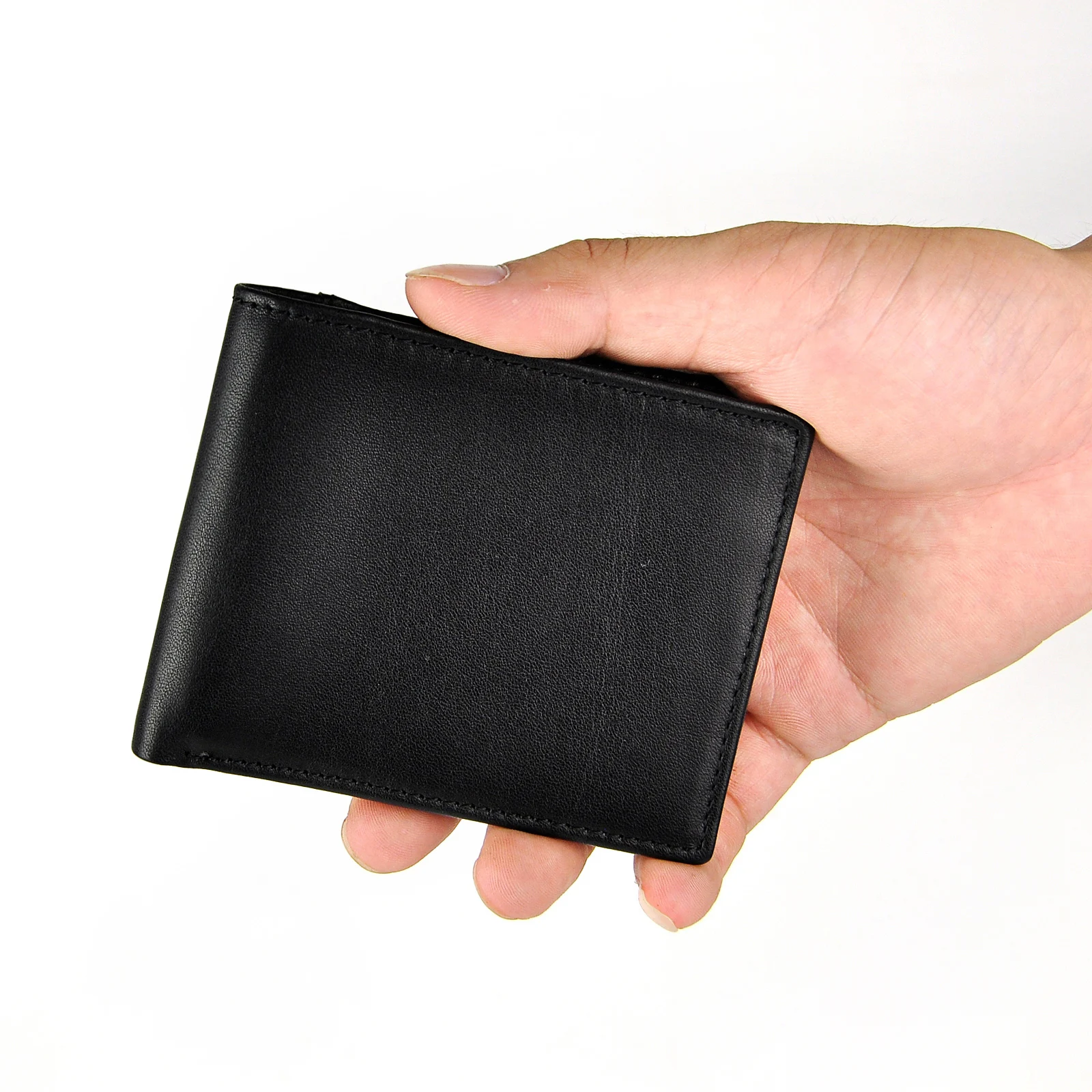 Роскошный Новый оригинальный кожаный кошелек с передним карманом Мужской