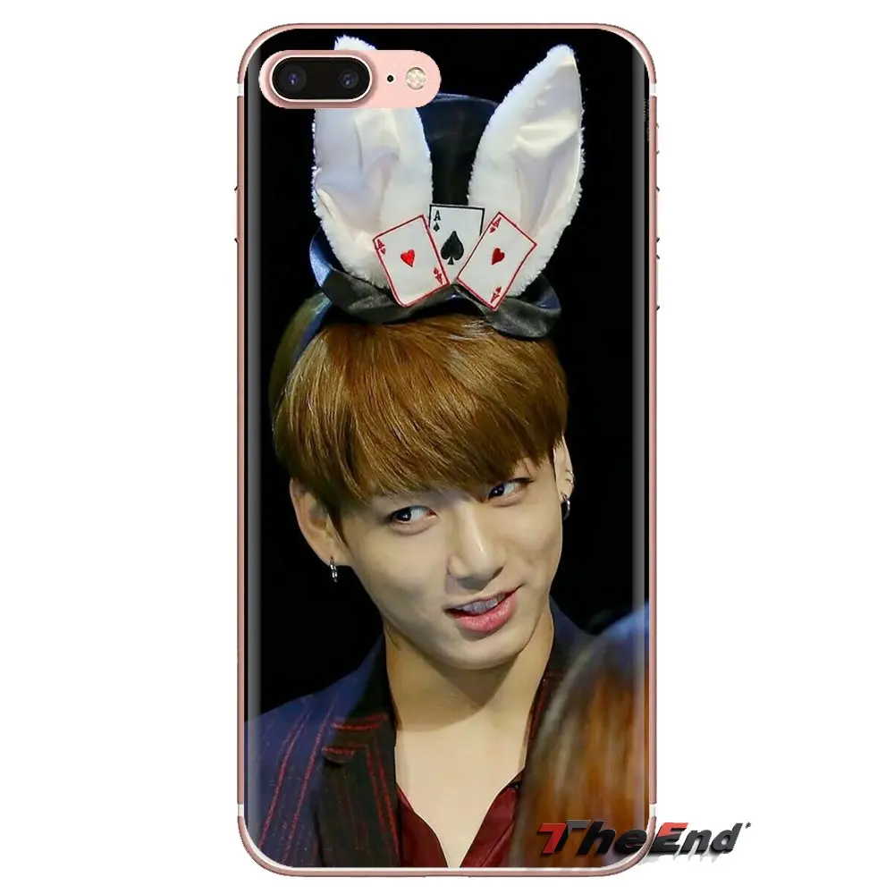 Чон jungkook Корея KPOP мягкие чехлы для iPhone XS Max XR X 4 4S 5 5S 5C SE 6 6S 7 8 плюс samsung Galaxy J1 J3 J5 J7 A3 A5