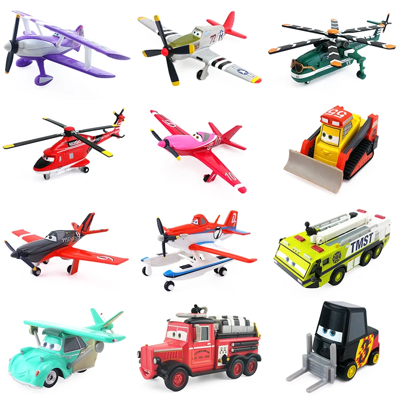 Disney Pixar Самолеты Рошель гонщик пыльный 1:55 металлические Литые Обучающие игрушки