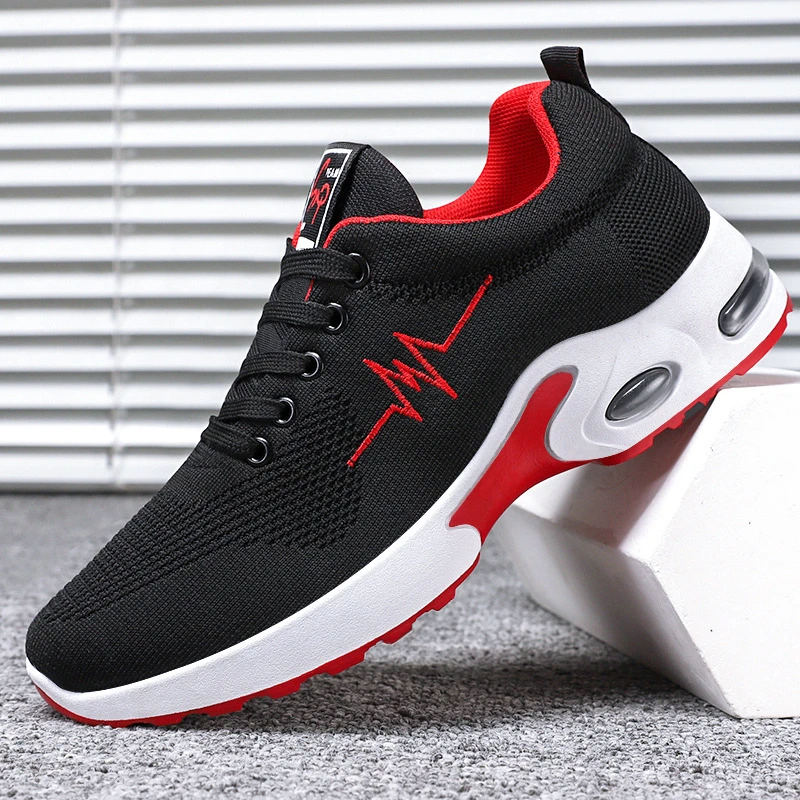 2021 New Hotsale Soft Sole Running Breathable Outdoor Sports Shoes Lightweight Sneakers For Men Comfortable Athletic Training