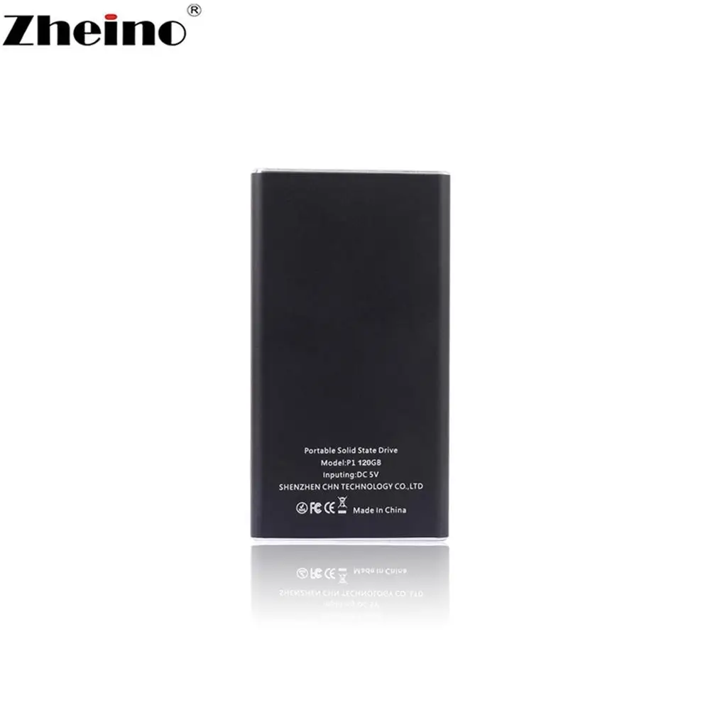 Zheino портативный SSD USB 3,1 120GB внешний жесткий диск для ноутбука