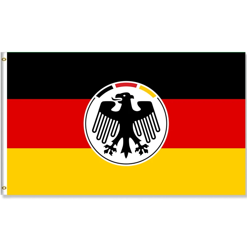 

60X90CM/90X150CM/120X180CM Germany flag with the coat of arms of the GSG9 German police SWAT team