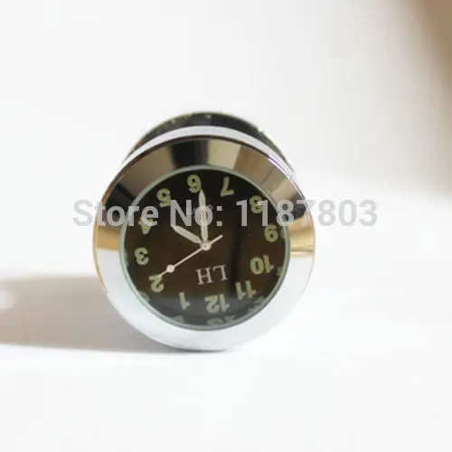 Часы для крепления на руль хромированные часы 7/8 &quot-1&quot Harley Honda Shadow Rebel Sabre VTX VT 750 1300