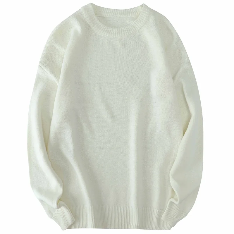 Big Plus Size 8xl 7xl 6xl 5xl Simple Winter Mens Oversized Sweater Men Sweaters Autumn Solid Jumpers Pullovers Male Knitwear Man