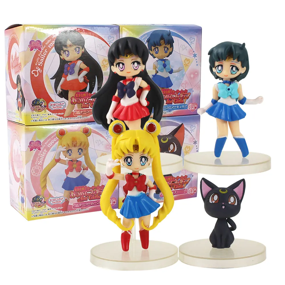 Фигурки Цукино Меркурий Венера Юпитер уран Нептун Сатурн Плутон чибиуса игрушки