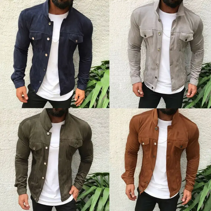 Роскошная теплая куртка с несколькими пуговицами для мужчин Осень-зима 2019