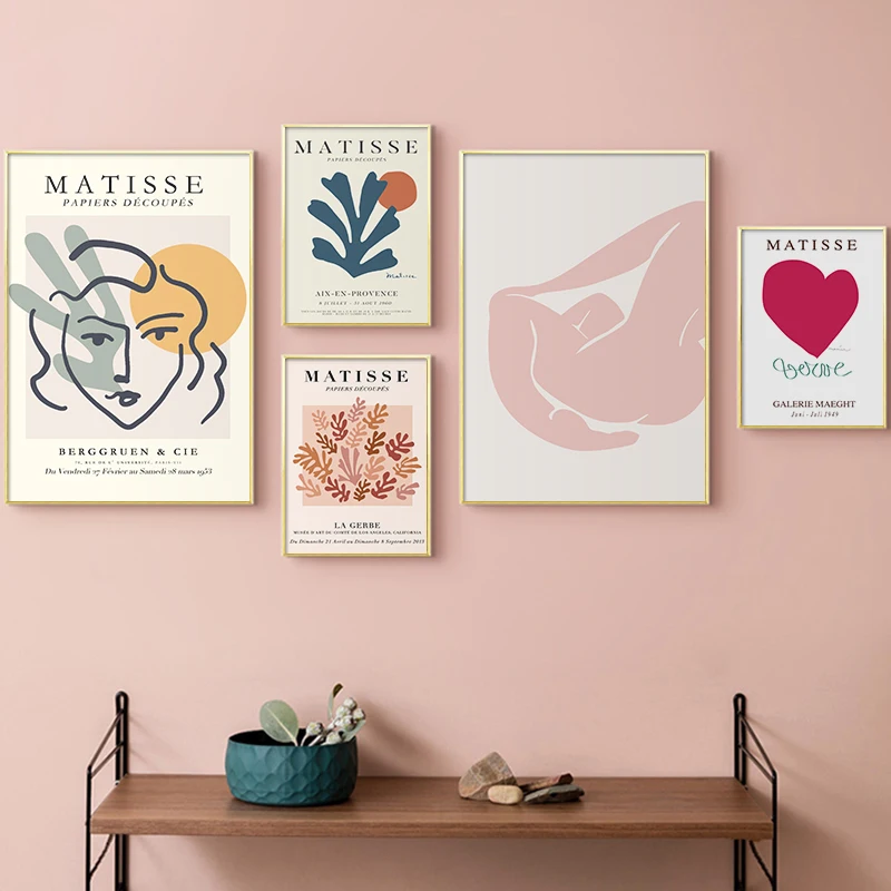 

Henri Matisse Artist Abstract Exhibition Poster Canvas Painting Print Wall Art Pictures Bedroom Gallery Modern Home Decoration