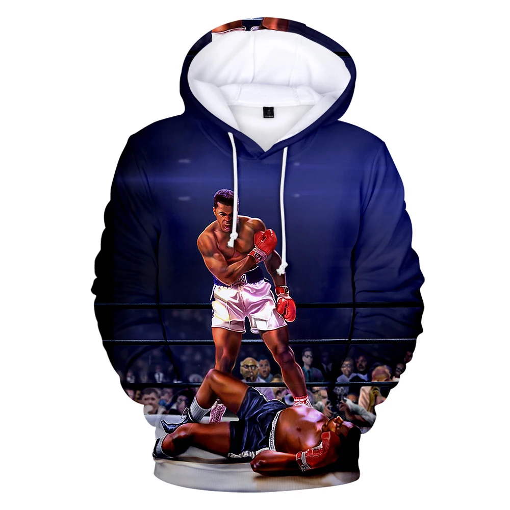 

Muhammad Ali Hoodies Men / Women Sweatshirts Kids Long Sleeve pullovers Fashion Casual Harajuku Hoodies 3D print Sweatshirt