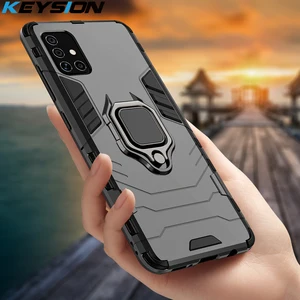 keysion shockproof case for samsung a51 a71 a52 a72 a32 a12 m21 m31 a8 2018 phone cover for galaxy s21 ultra s20 plus a21s a31 free global shipping