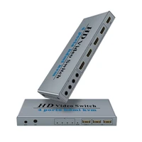 km41 4 port hdmi compatible 1 4 kvm switch 4k for 4 pc computers sharing one monitor keyboard mouse printer