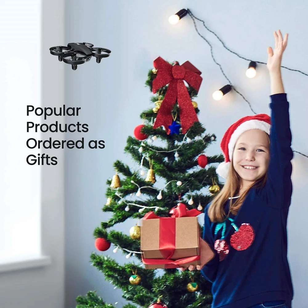 

Potensic Mini Drone With Camera WiFi FPV Headless Mode 2.4G RC Quadcopter Remote Control Toys For Kids and Beginners Easy to Fly