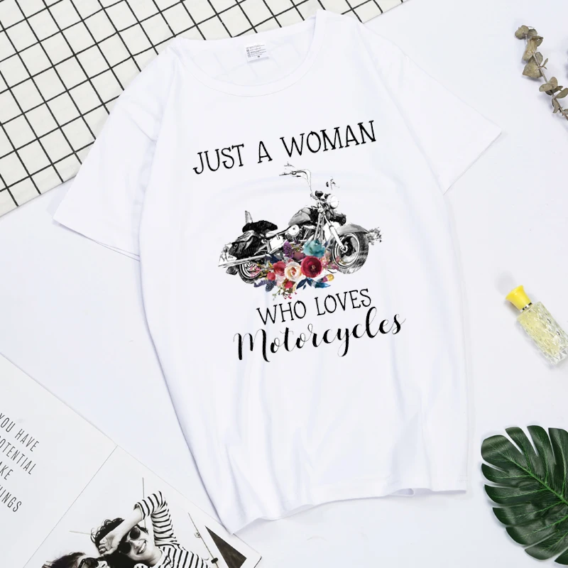 

Girls Motorcycle T-Shirt, Biker Shirt, Just a girl who loves Motorcycles, Women Motorcyclist Tee, Biker Mom, Motorcycle Gift