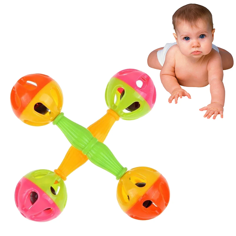 

2Pc Ring Hammer Rattle Early Educational Instrument for Pets Parrots (Random Style)