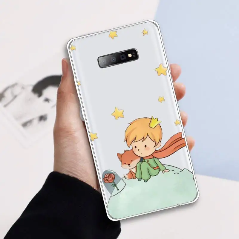 

The Little Prince Phone Case Transparent For Samsung Galaxy A71 A21s S8 S9 S10 plus note 20 ultra