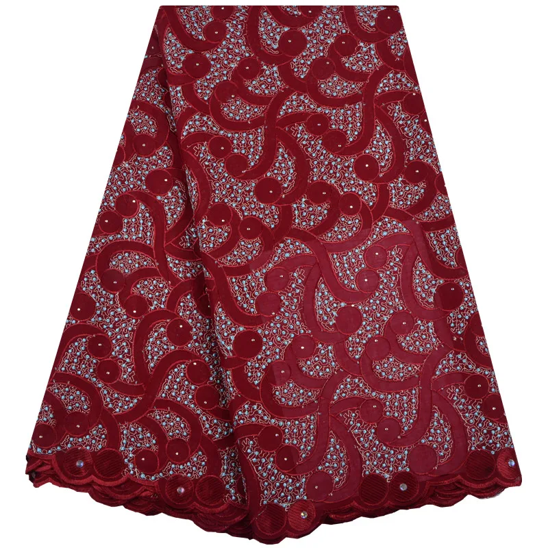 2019 чистый хлопок дизайнерская африканская вуаль кружево в швейцарском стиле с