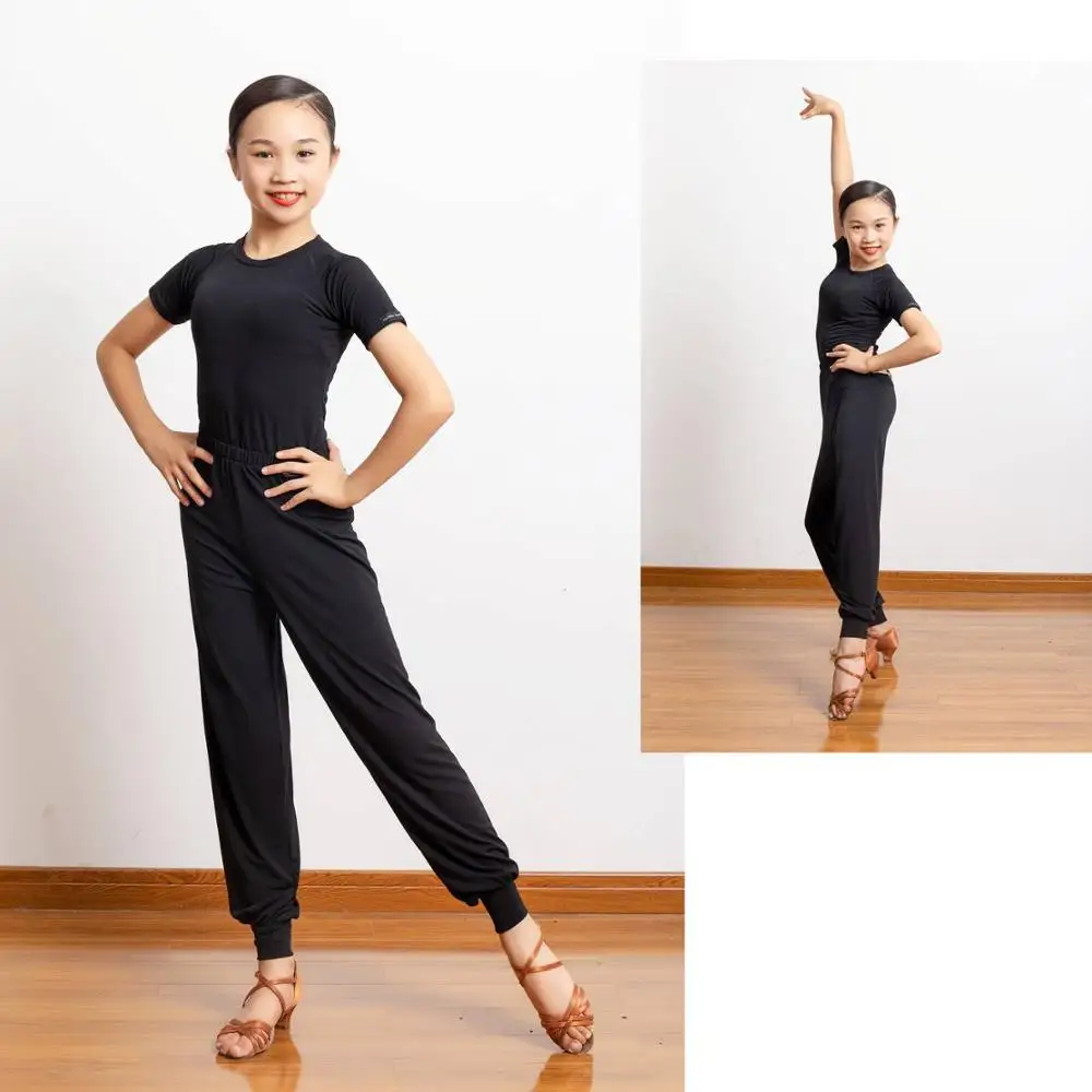 GD4034 Детские латинские Современные Бальные танцы профессиональные эластичные и