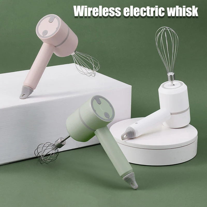 

1pcs Wireless Electric Hand Mixer Rechargeable Mini Hand Blender Kitchen Tool for Kitchen Baking Cooking Egg Tools