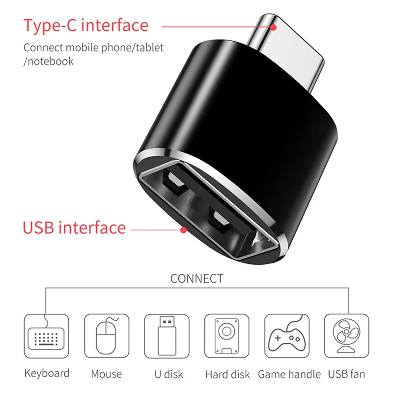 Type-C адаптер USB C к USB 3,0 конвертер телефон OTG кабель для samsung S8 S9 Note 8 huawei mate 9 P20 Xiaomi разъем сотового телефона
