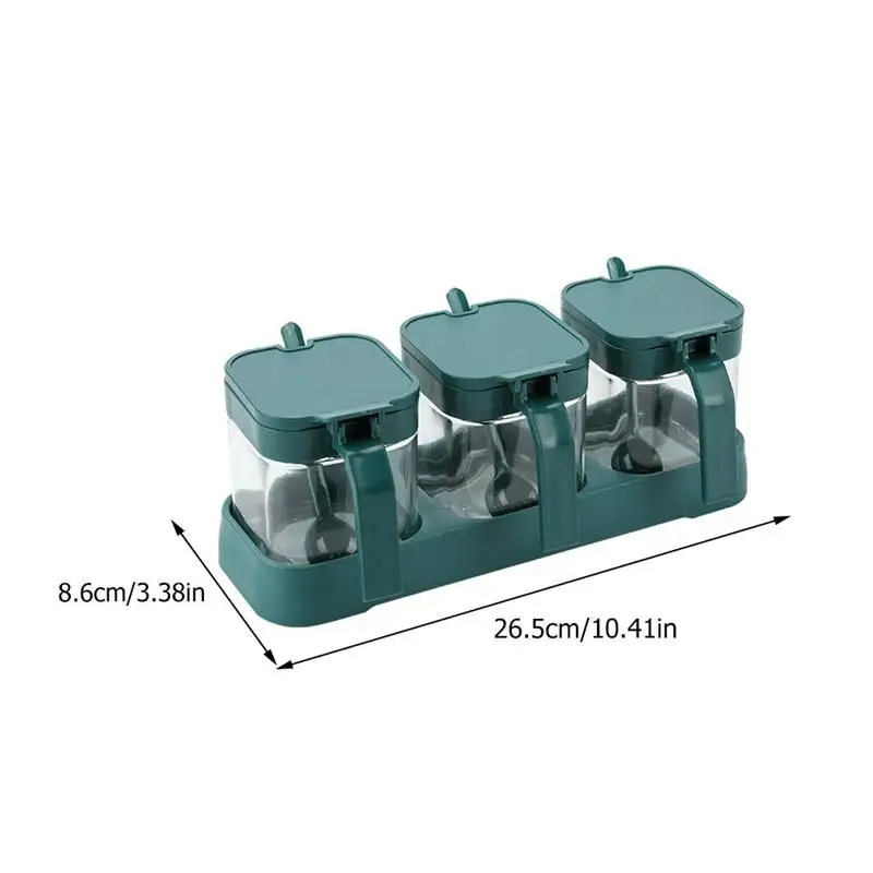 

1 Set Household Seasonings Jars Home Spice Storage Pot Seasoning Storage Box